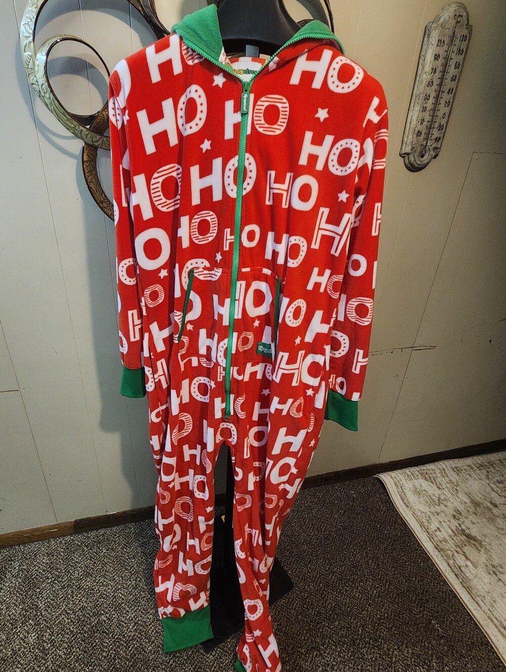Tipsyelves HOHOHO Zip Hooded Onesie